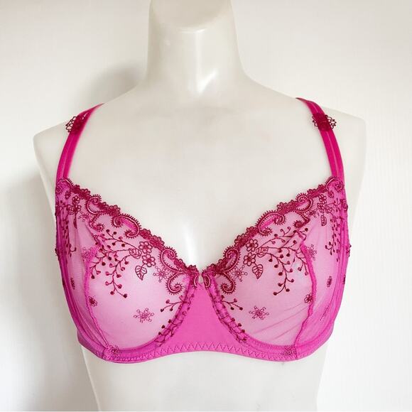 Simone Perele | Pink Lace Bra - Picture 1 of 5